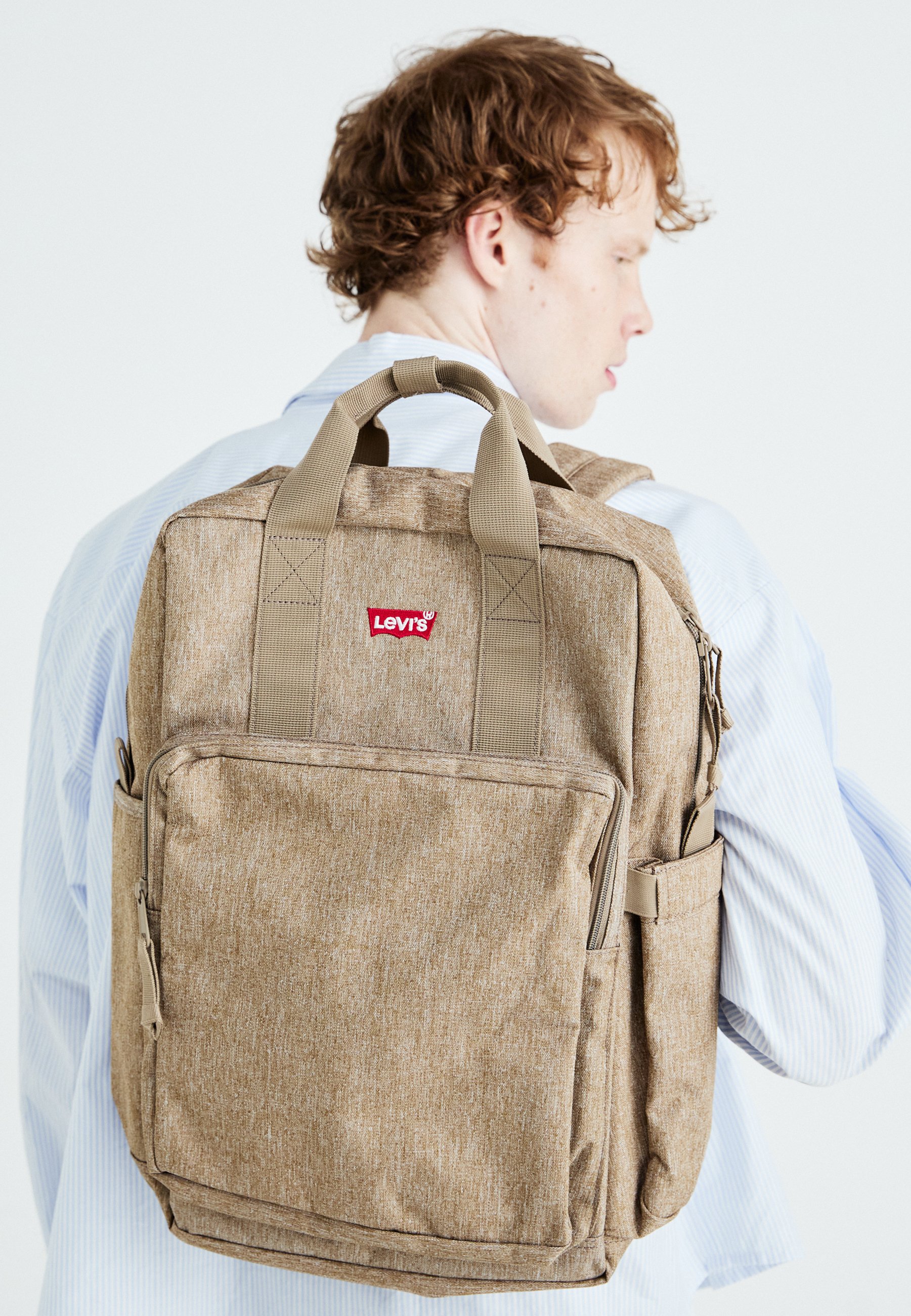 Levi's® L-PACK LARGE UNISEX - Rucksack - oatmeal heather/beige