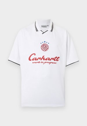 Carhartt WIP, TERRACE FOOTBALL - Polo majica - white