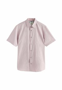 REGULAR FIT - SHORT SLEEVE TEXTURED - Košeľa - light pink tonal stripe