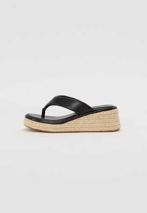 SARA - T-bar sandals - black