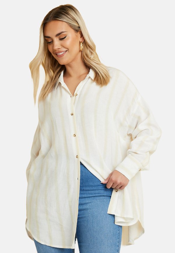 STRIPE - Hemdbluse - natural