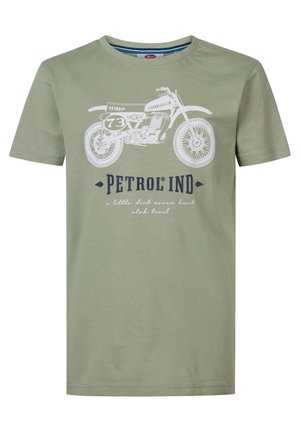 LOGO PRINT - Print T-shirt - light pesto