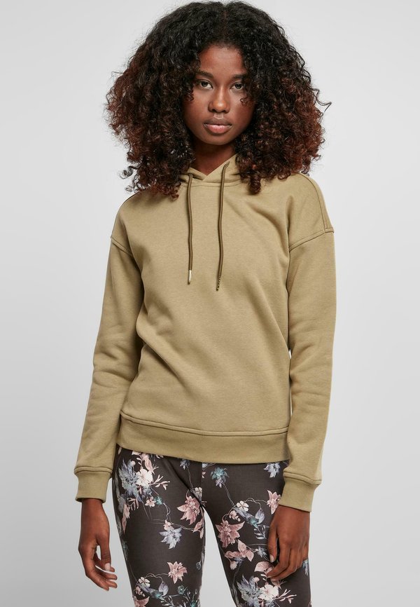 LADIES HOODY - Kapuzenpullover - khaki