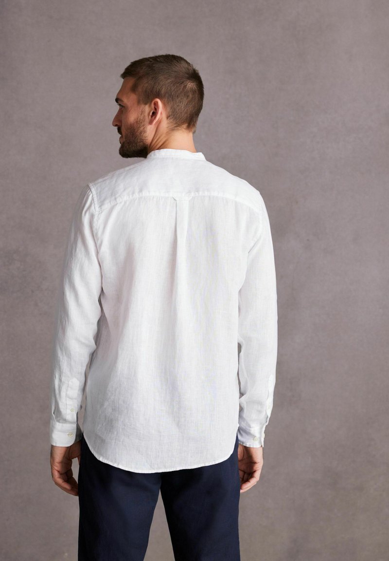 Next SIGNATURE LONG SLEEVE GRANDAD COLLAR - Marškiniai - white