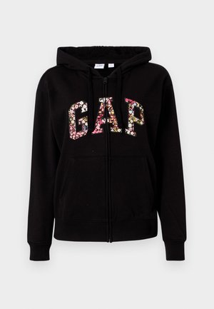 GAP HERITAGE - Sweat zippé - black
