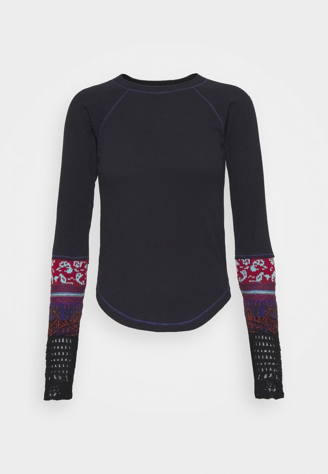 IN THE MIX CUFF - Pullover - black combo