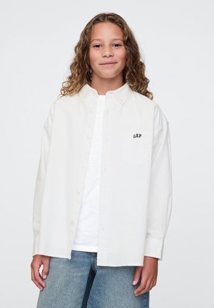 KIDS MINI LOGO OXFORD SHIRT - Marškiniai - optic white
