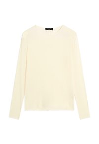 LIGHTWEIGHT LONG SLEEVE - Long sleeved top - light yellow