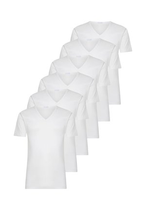 6 PACK FILO DI SCOZIA - Maglietta intima - bianco
