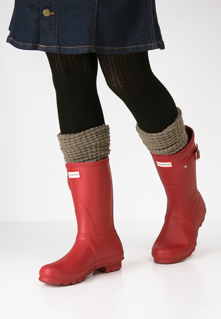 Hunter ORIGINAL WOMENS ORIGINAL SHORT - Galochas - military red