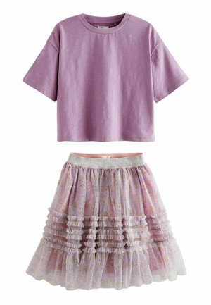 Next FLORAL SET - REGULAR FIT - A-silueta svārki - mauve purple