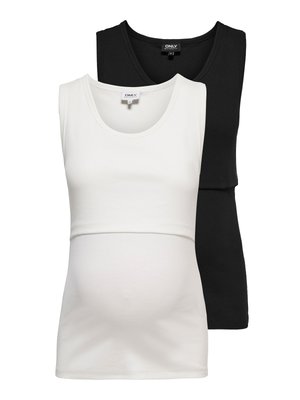 ONLY MATERNITY, Tank OLMVIRA 2-pack Tank - Top - cloud dancer