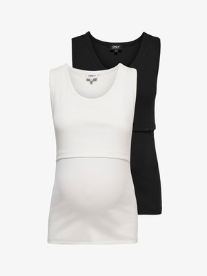 ONLY MATERNITY, Tank OLMVIRA 2-pack Tank - Top - cloud dancer