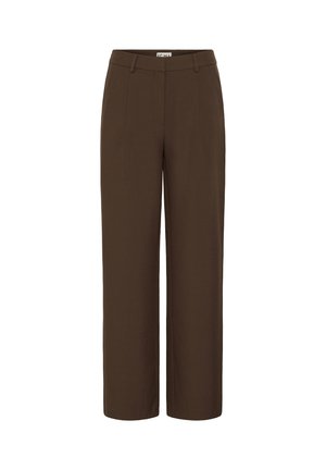 ICHI, IHFAVA WIDE PA - Pantalon classique - slate black melange