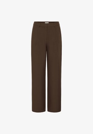 ICHI, IHFAVA WIDE PA - Stoffhose - slate black melange