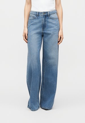 ALBA WIDE LEG - Jean large - dark blue