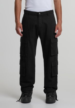 2Y Studios KIRAN 4 POCKET - Pantaloni cargo - black