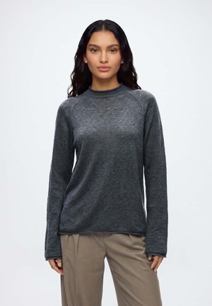 Weekday ROLL NECK JUMPER - Pullover - grey dark