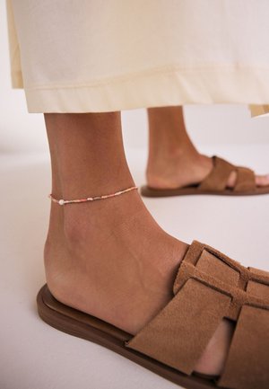 Next, BEADED - Anklet - orange