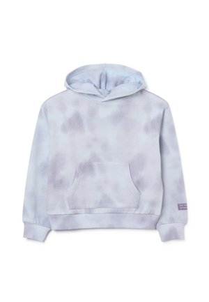 REGULAR FIT - Jersey con capucha - sky blue purple