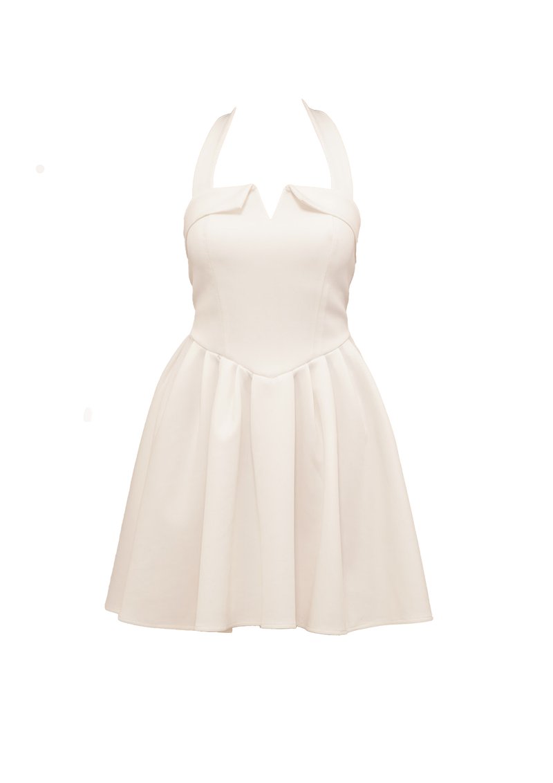 WAL G. MARILLA HALTER NECK SKATER - Occasion wear - white - Zalando.co.uk