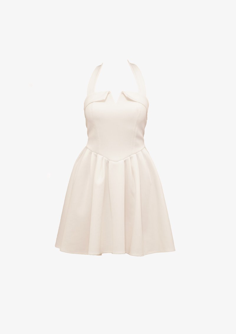 G Wal WAL G. MARILLA HALTER NECK SKATER - Occasion wear - white - Zalando.co.uk