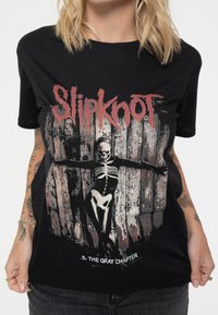 Paradiso Clothing SLIPKNOT  CHAPTER BOYFRIEND FIT - Print T-shirt - black