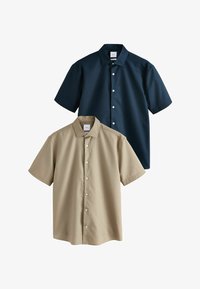 Sélectionné, navy neutral brown