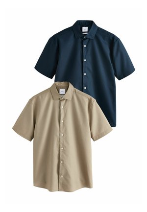 2 PACK - Skjorter - navy  neutral brown