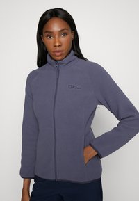Jack Wolfskin MOONRISE FULL ZIP W - Giacca in pile - dolphin