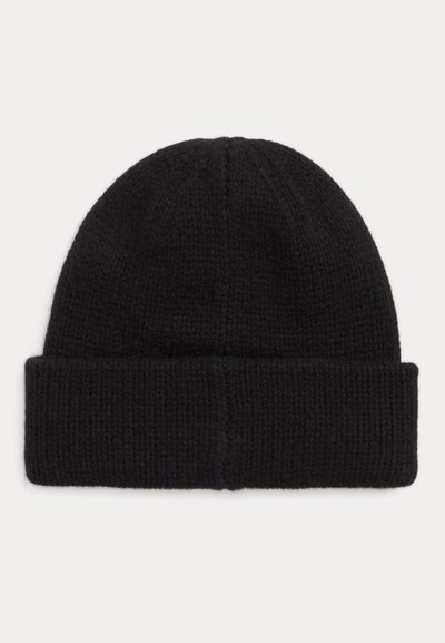 Polo Ralph Lauren SIGNATURE PONY WOOL BEANIE UNISEX - Mütze - black