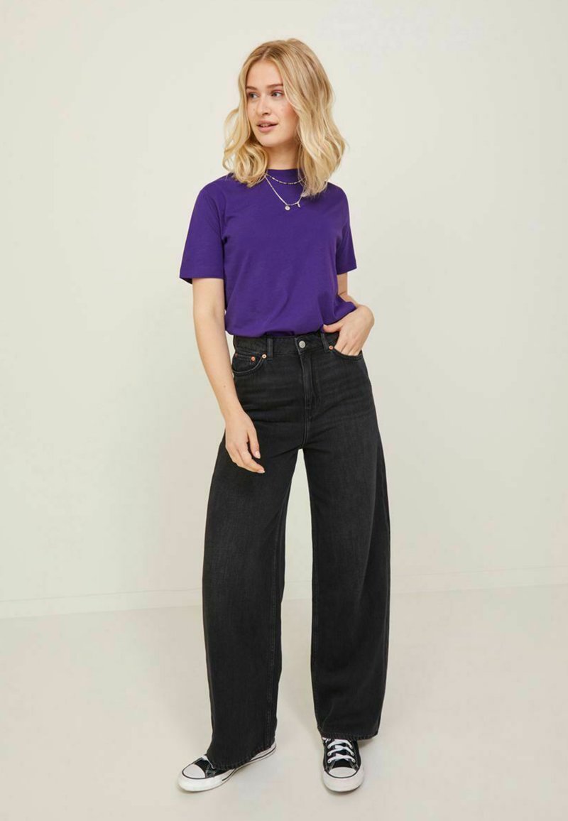 Damen T-Shirts | JJXX JXANNA T-Shirt basic acai/lila - WR58406 Damen T-Shirts | JJXX JXANNA T-Shirt basic acai/lila - WR58406