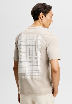 T-shirt print - beige