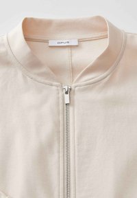 OPUS LOOSE FIT OVERCUT 3/4 SLEEVE - Sweat zippé - natural glaze