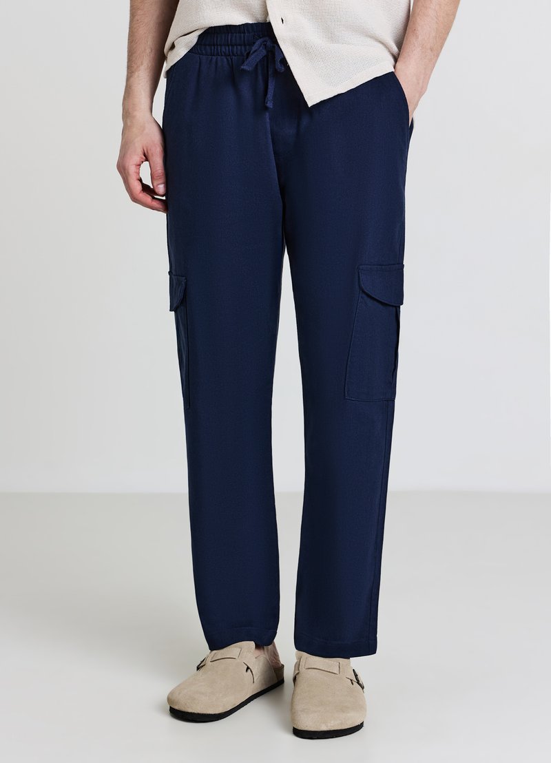Calliope UNITA - Pantalon cargo - blu navy