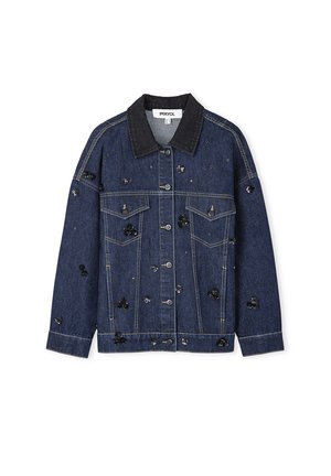 Ipekyol EMBROIDERED AND HOTFIX  - Giacca di jeans - indigo
