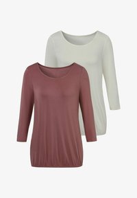 Ausgewählt, mauve creme