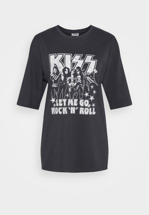 NMANDY - Camiseta estampada - obsidian