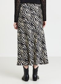 Calliope LUNGA FANTASIA ANIMALIER - Jupe trapèze - var ultrablack