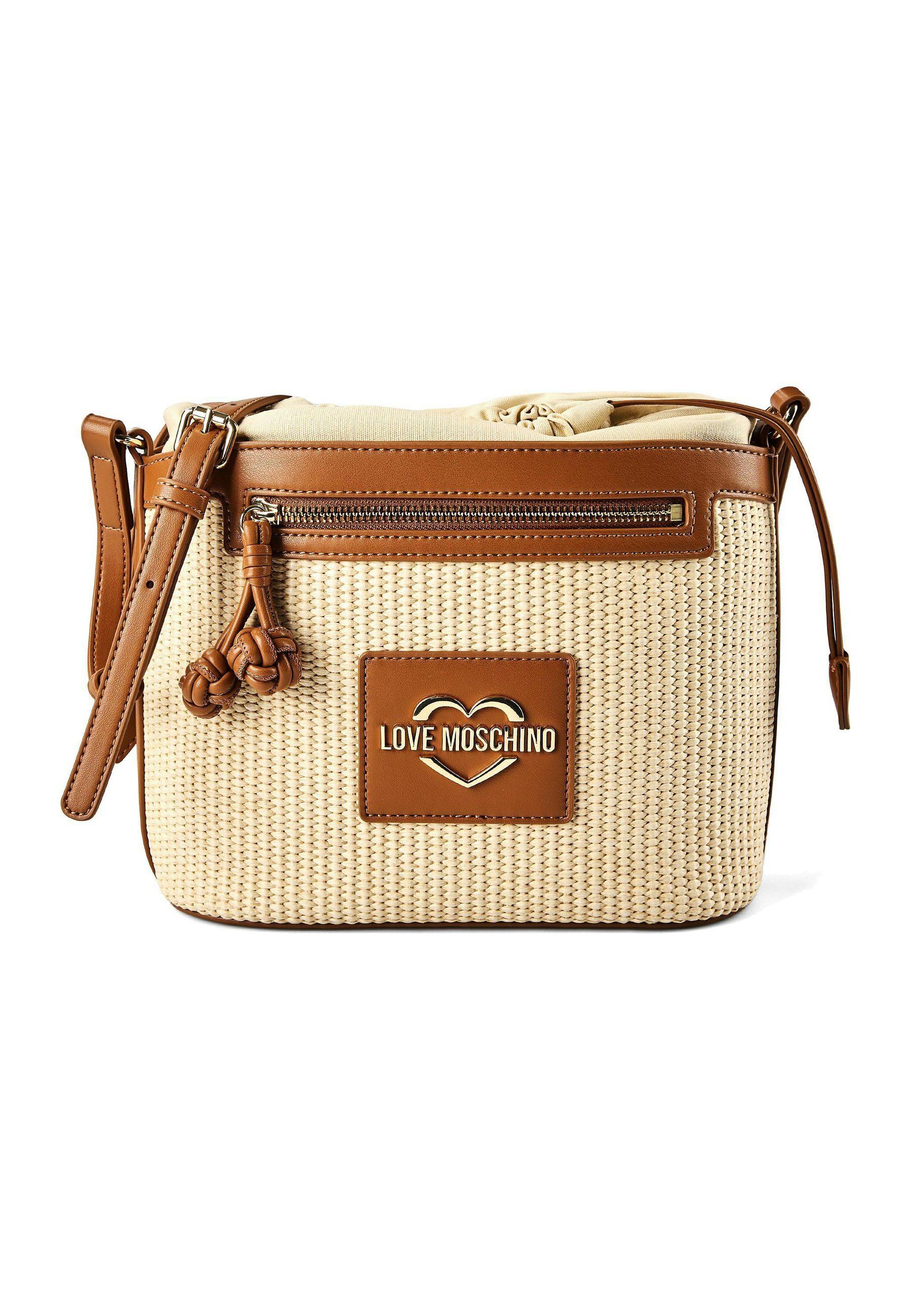 Love Moschino STRAW CHIC BEUTELTASCHE 24 CM - Cross body bag