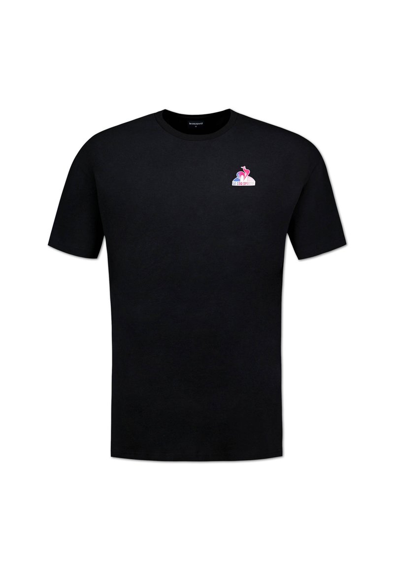 Le Coq Sportif T-shirt print zwart