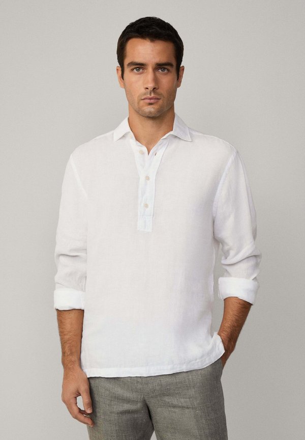 CLASSIC FIT LINEN HALF PLACKET SHIRT - Hemd
