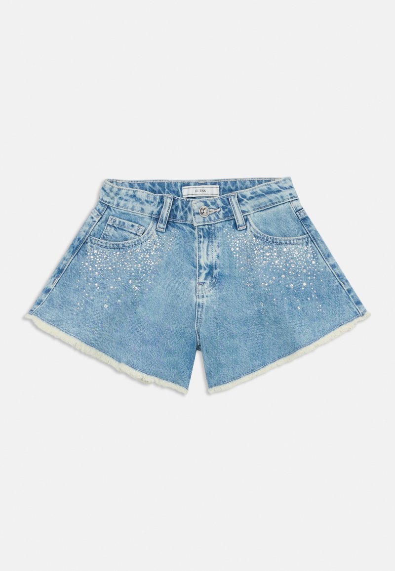 Guess - JUNIOR RIGID - Jeans Shorts - blue denim, Vergrößern