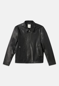 ZIPPER CUIR CHEVRE - Leren jas - noir