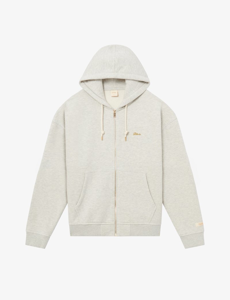 BLKVIS SCRIPT ZIP UNISEX - Sweat zippé - light grey heather