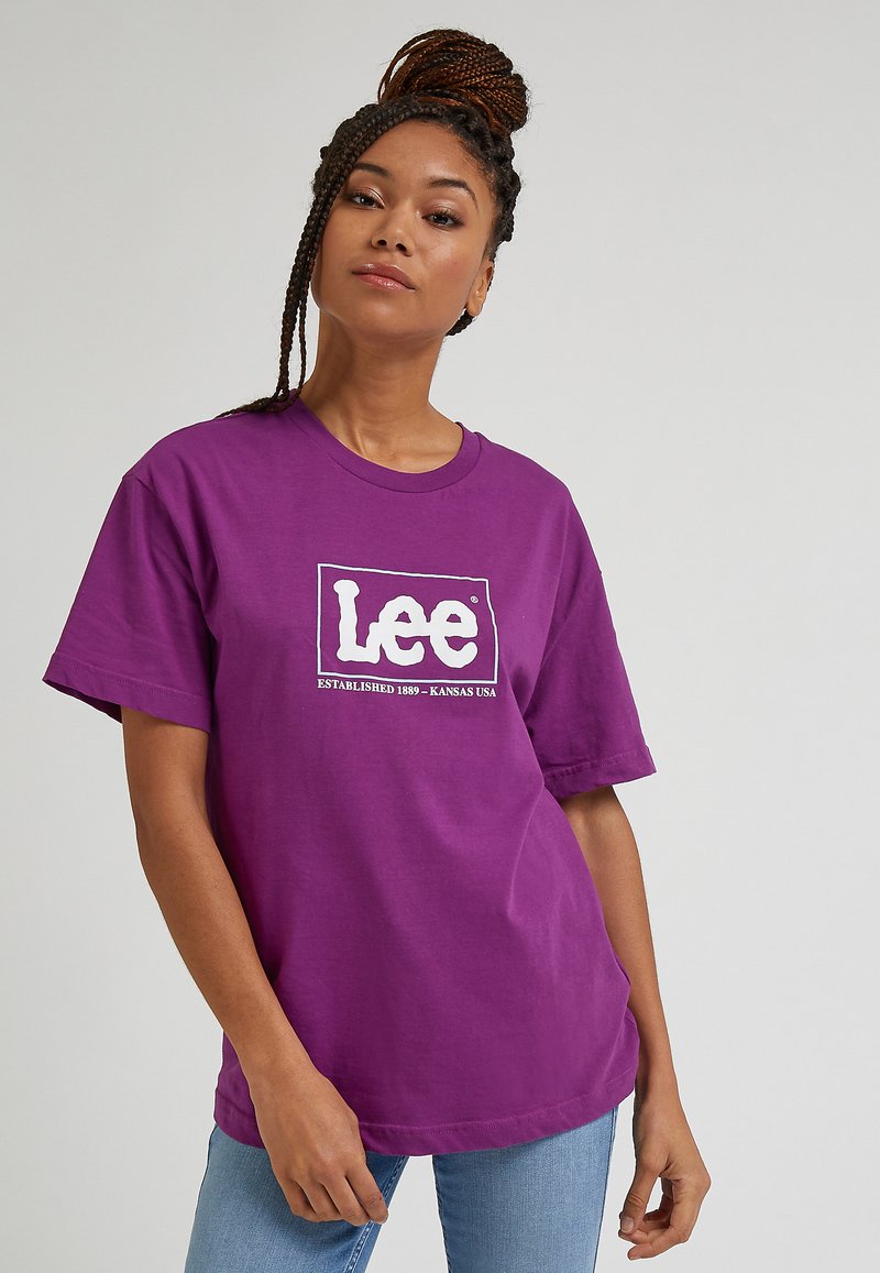 Lee relaxed short sleeve logo t-shirt in black