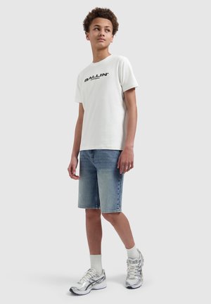 Ballin, REGULAR FIT CREWNECK SS T-SHIRTS - T-shirt print - off white
