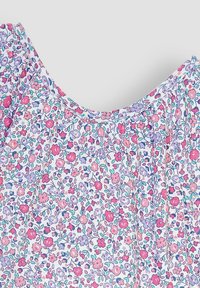 JoJo Maman Bébé RUFFLE SLEEVE TIERED- REGULAR FIT - Džersejové šaty - pink pastel ditsy floral