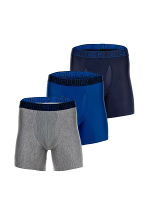 Under Armour 3ER PACK  - Trunks - blau grau