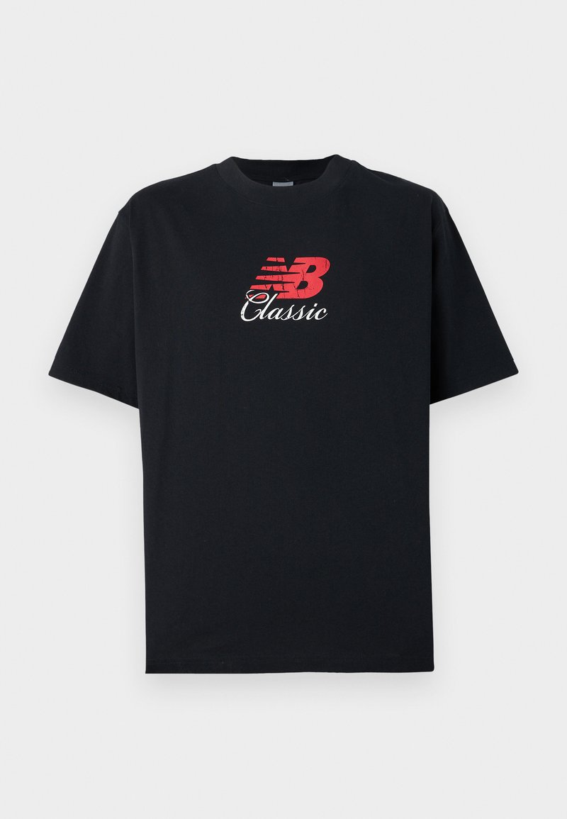 New Balance T-shirt print zwart